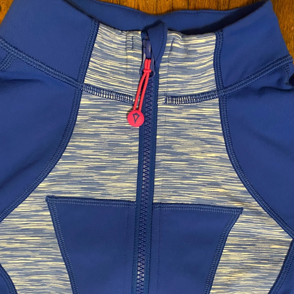 Ivivva Full Zip Sweater+Tan Top Size 14